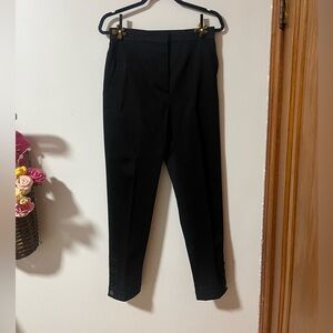 Black Women's Tailored Ankle Pants